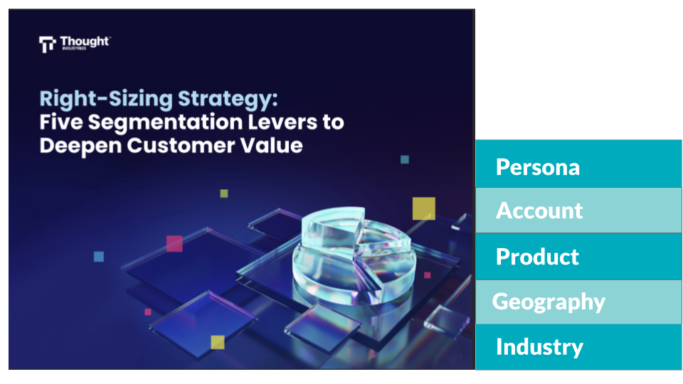 Segment marketing campaigns and customer strategy by persona, account, product, industry, or geography.